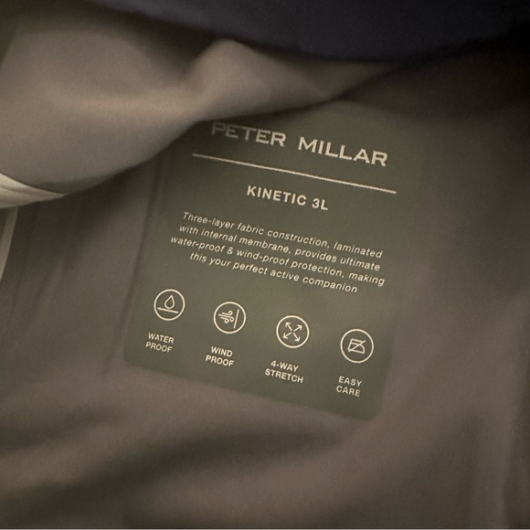 Peter Millar Kinetic 3L Performance Vest | Navy Blue | Men’s Medium - NEW - Picture 7 of 7